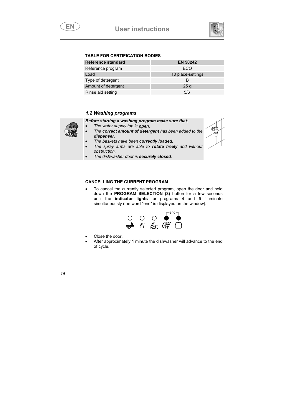 User instructions | Smeg ST1107 User Manual | Page 5 / 28