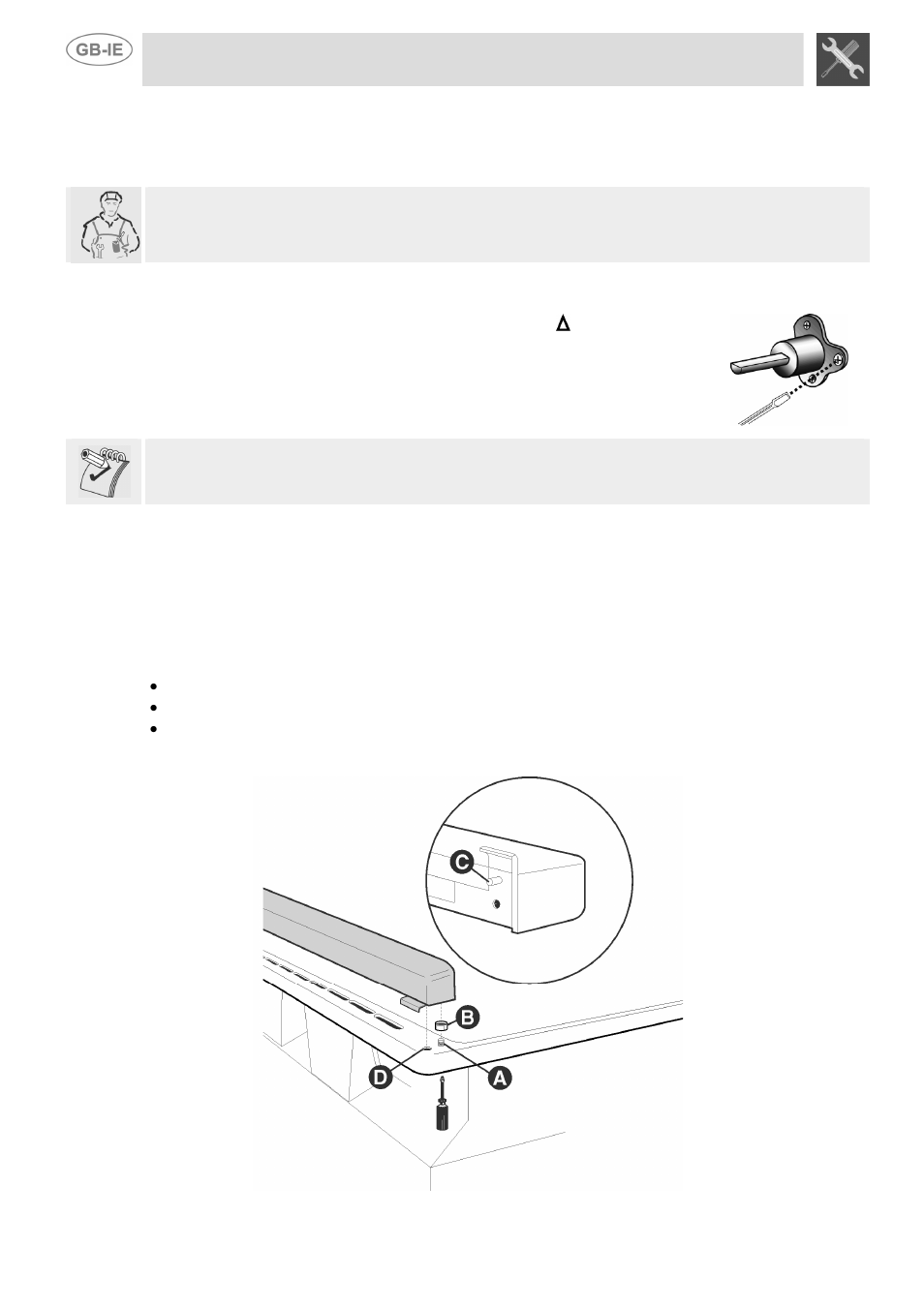 Final operations, Regulation of the hob burner minimum level for lpg, Instructions for the installer | Smeg SSA91MFP1 User Manual | Page 10 / 24