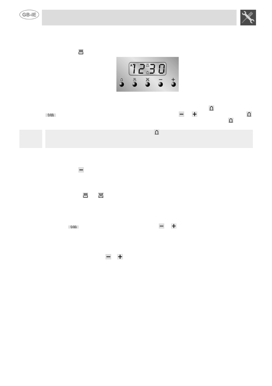 End of cooking, Minute counter, Adjusting alarm volume | Switching off the alarm, Cancellation of set data, Changing the set data, Instructions for the installer, 4 end of cooking, 5 minute counter, 6 adjusting alarm volume | Smeg SSA91MFP1 User Manual | Page 20 / 24