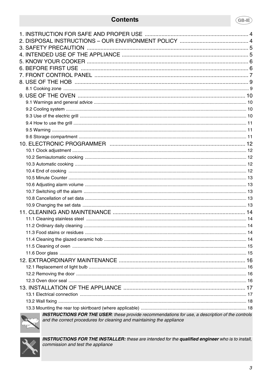Smeg SUK62CMX5 User Manual | 16 pages