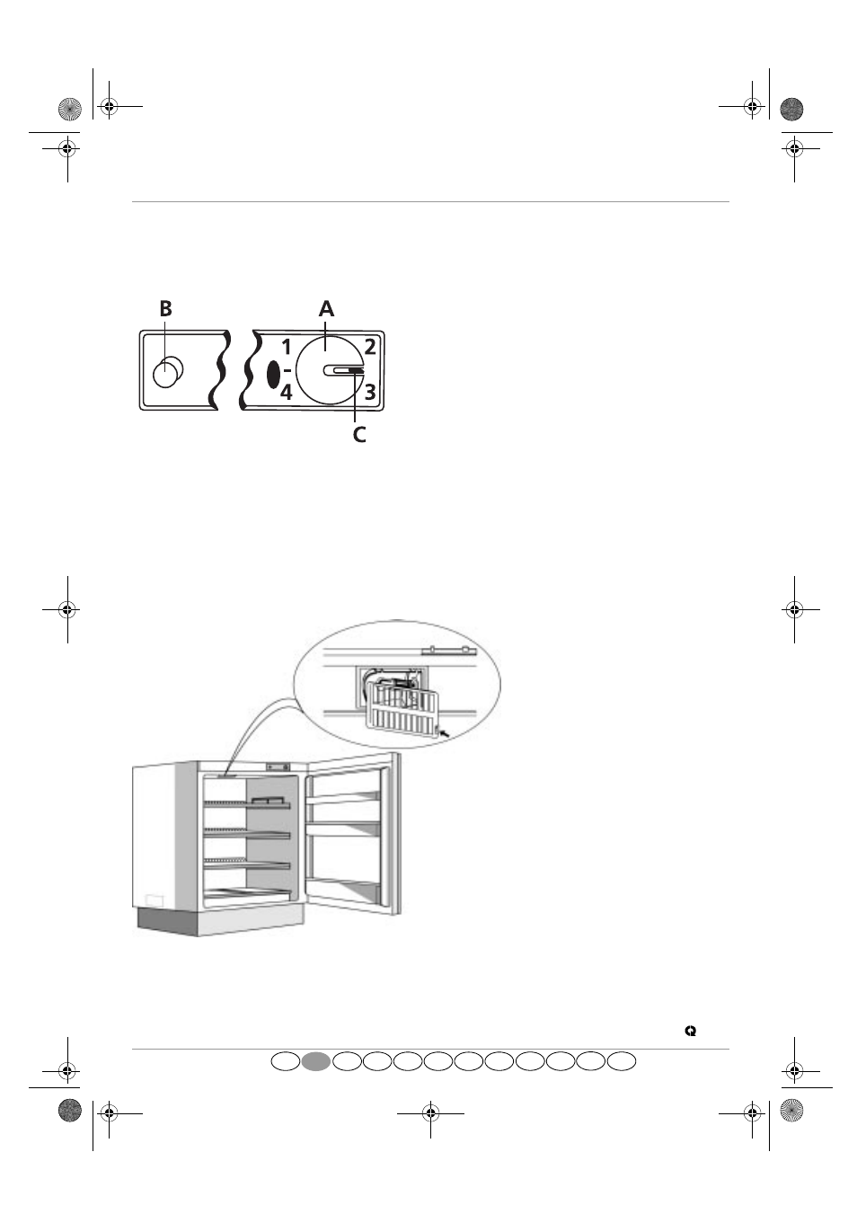 Uc 148 a/z, Controls, Removing the light diffuser | Smeg FR148A7 User Manual | Page 11 / 11