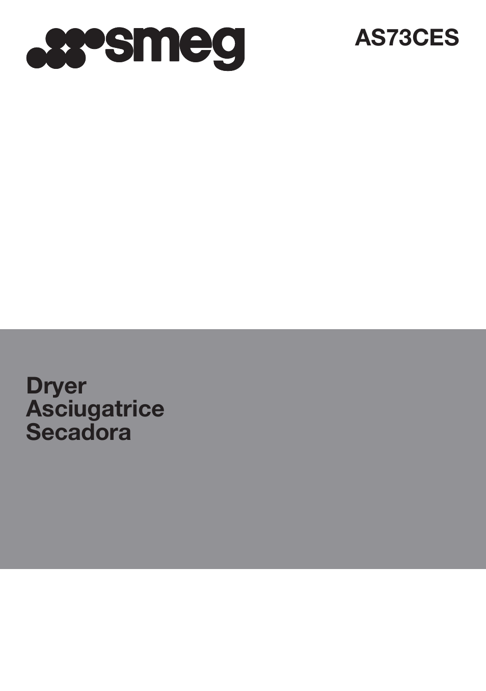 Smeg AS73CES User Manual | 23 pages