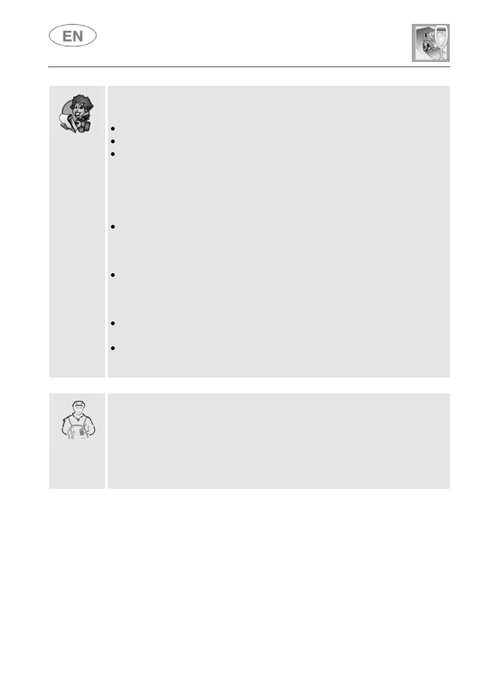 User instructions | Smeg PLA6246N User Manual | Page 31 / 35