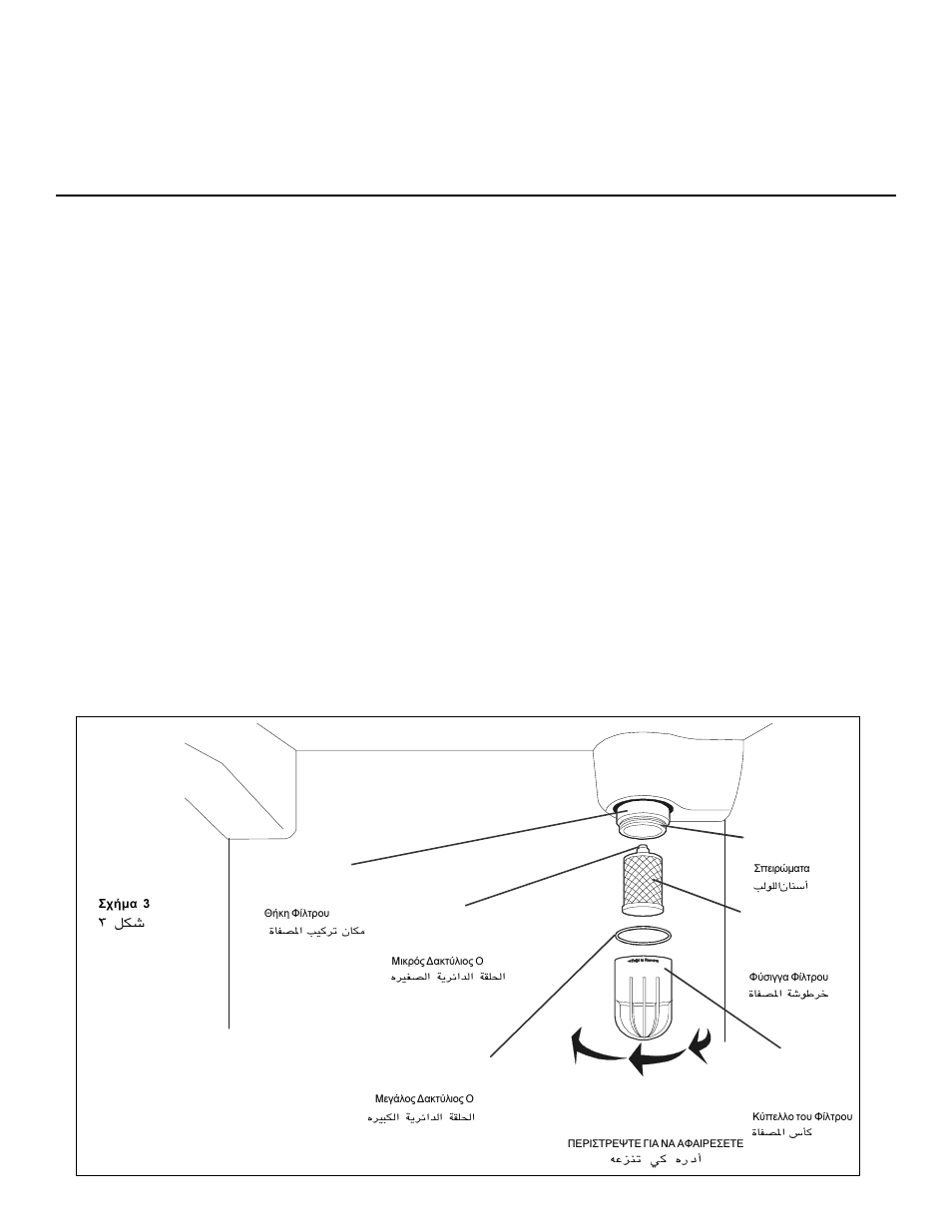 Ice & water filter, Filtre à glace et à eau, Filtro del congelador y el surtidor de agua | Smeg WRSR25V5A User Manual | Page 22 / 49