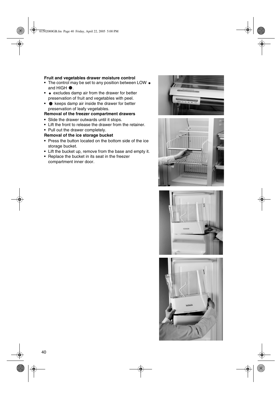 Smeg American Style Fridge Freezer FA550X User Manual | Page 13 / 37