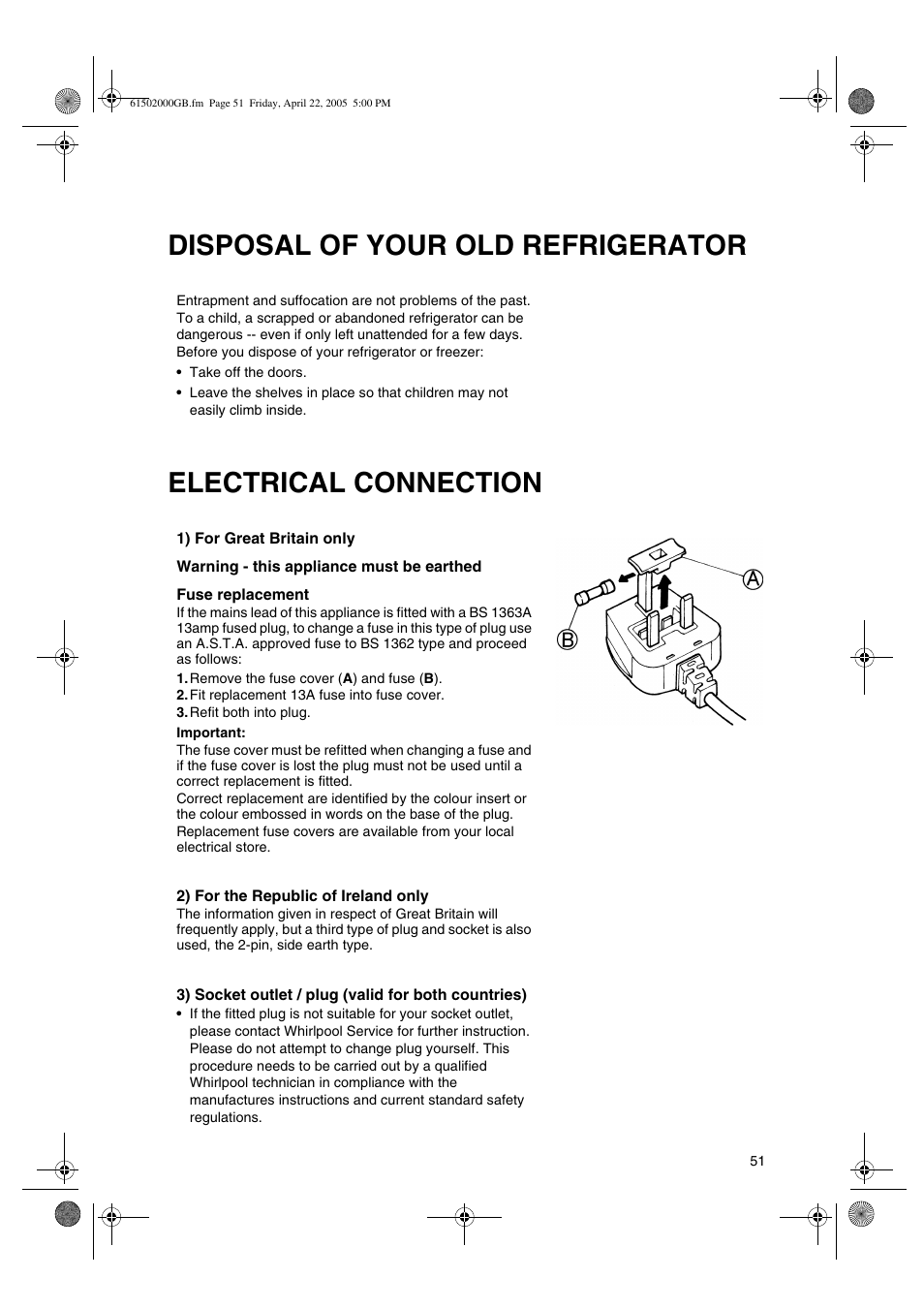 Smeg American Style Fridge Freezer FA550X User Manual | Page 24 / 37