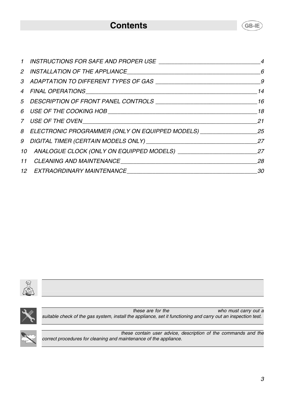 Smeg SCB60MFX5 User Manual | 28 pages
