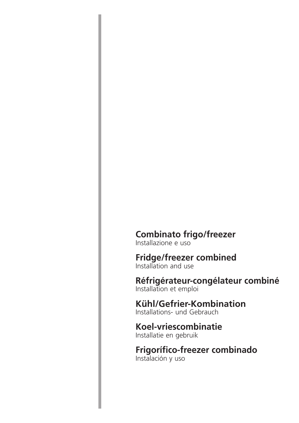 Smeg CR330A User Manual | 61 pages