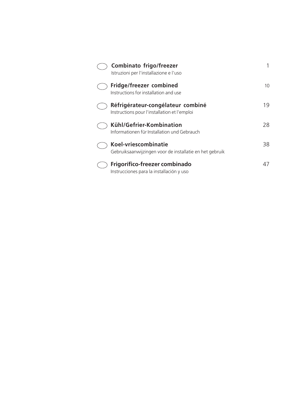 Smeg CR330A User Manual | Page 2 / 61