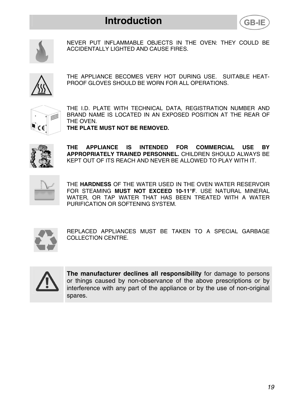 Introduction | Smeg ALFA200X User Manual | Page 3 / 14