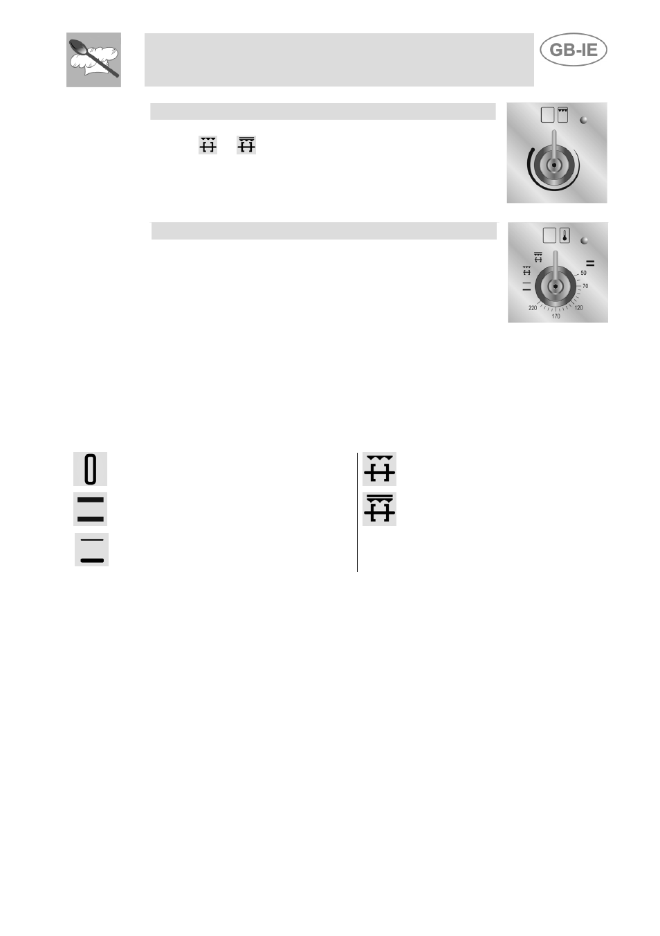 Instructions for the user | Smeg Dual Fuel Cooker A3-5 User Manual | Page 13 / 36