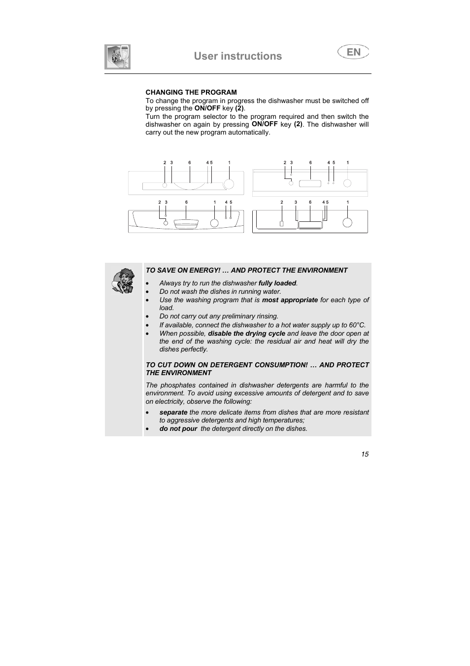 User instructions | Smeg KLS01-2 User Manual | Page 6 / 34