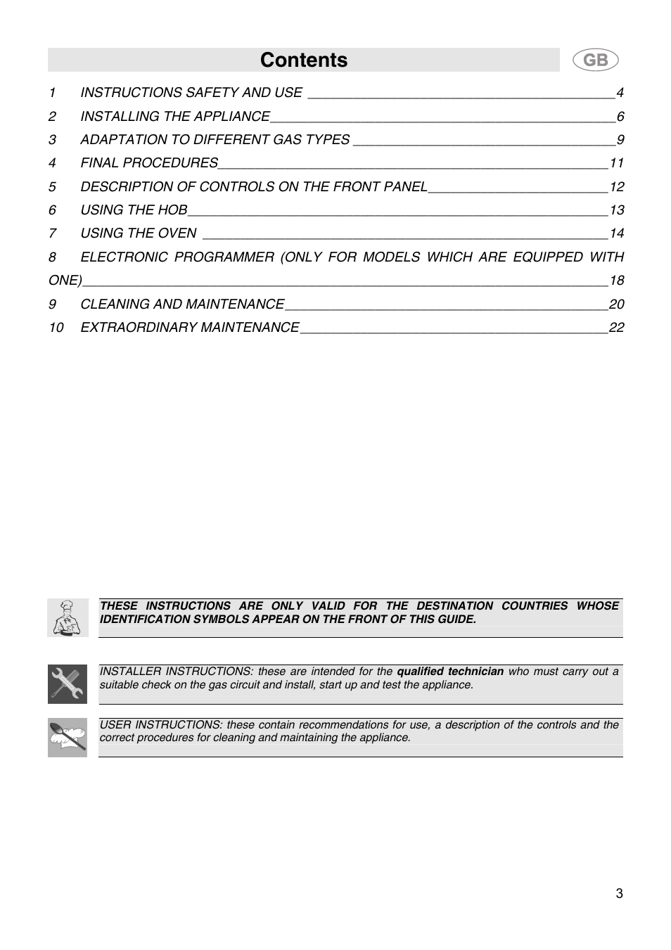Smeg CS15-5 User Manual | 20 pages