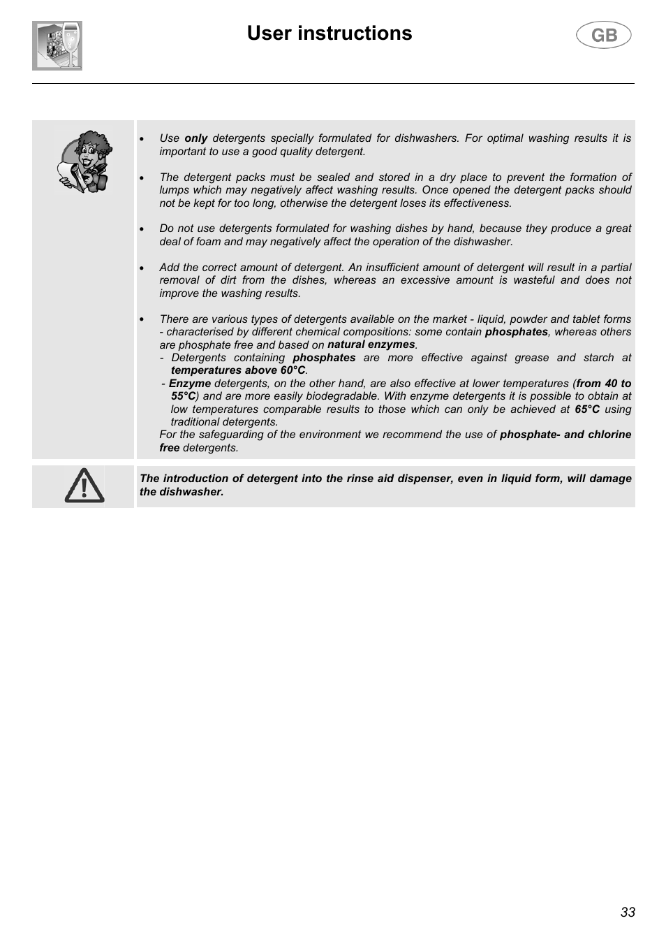 User instructions | Smeg DWD63BLE User Manual | Page 14 / 26