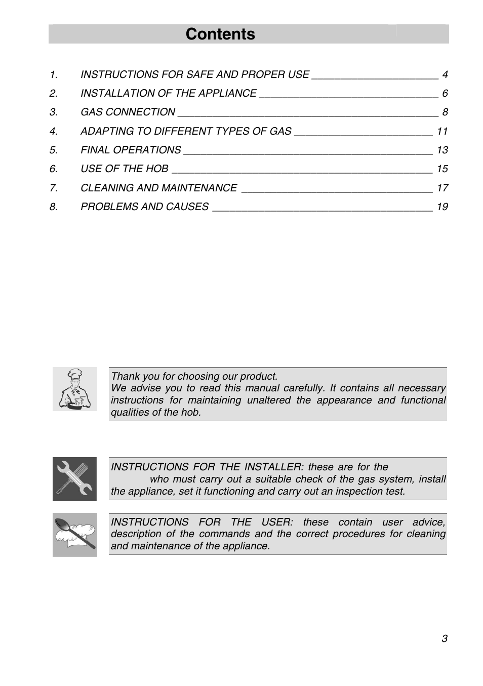 Smeg PVA96 User Manual | 18 pages