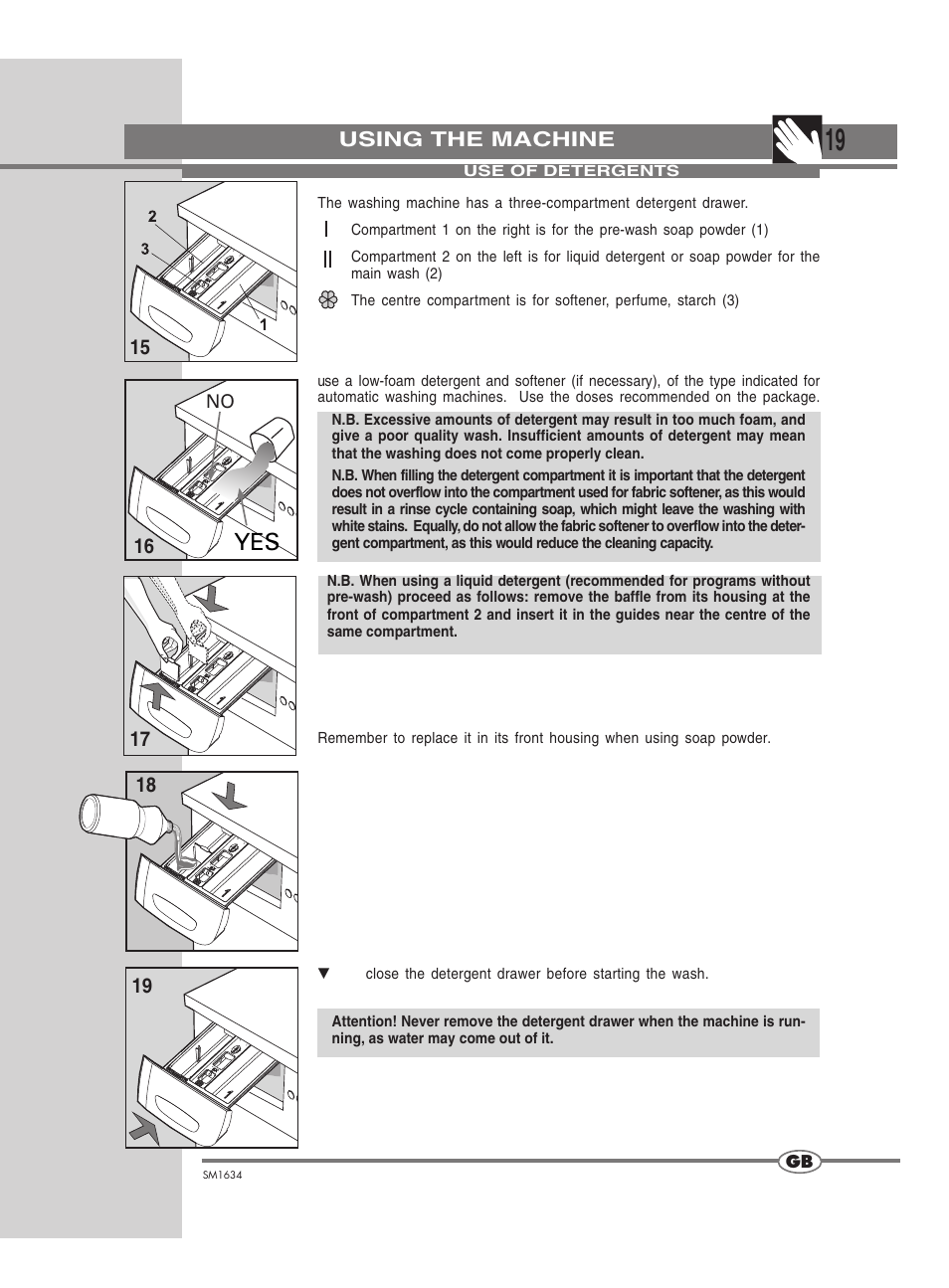 Smeg SM1634 User Manual | Page 9 / 18