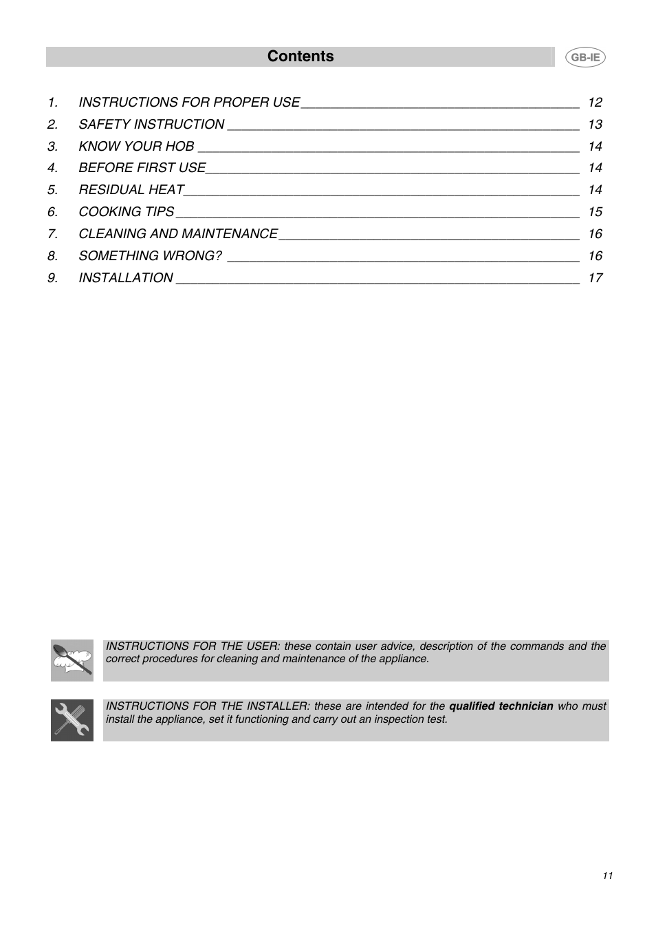 Smeg SE60X User Manual | 8 pages