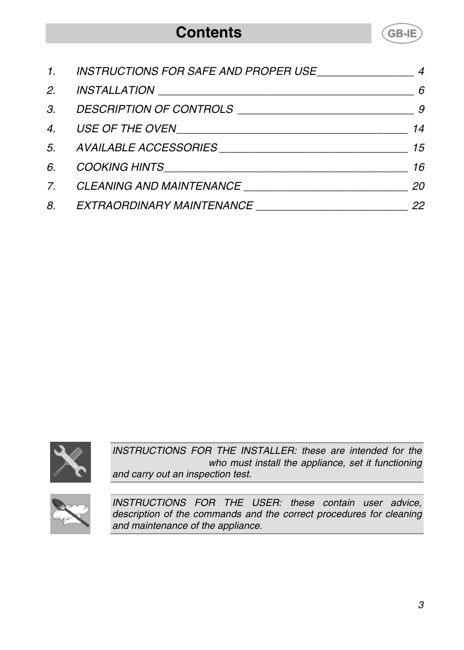 Smeg Electric Multifunction F170K User Manual | 21 pages