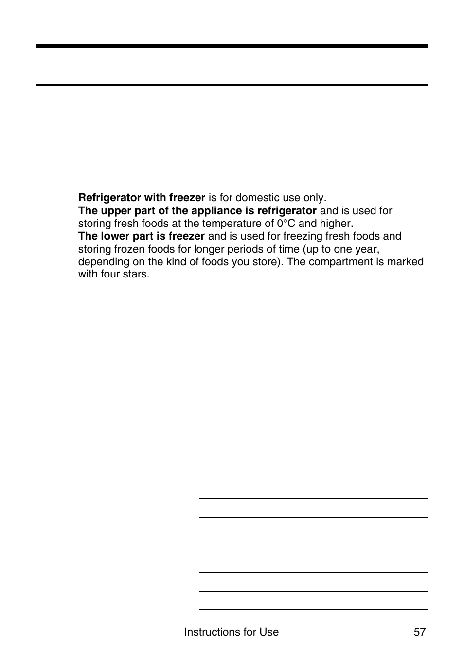 Smeg -Freezer CR320A User Manual | 18 pages