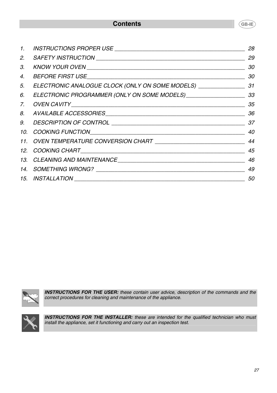 Smeg DO10PSS User Manual | 25 pages