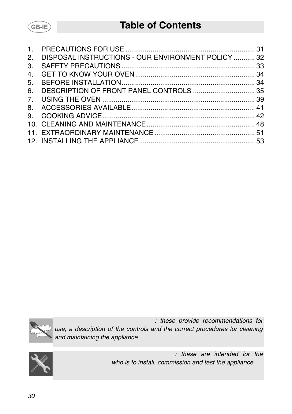 Smeg APL360XC User Manual | 27 pages