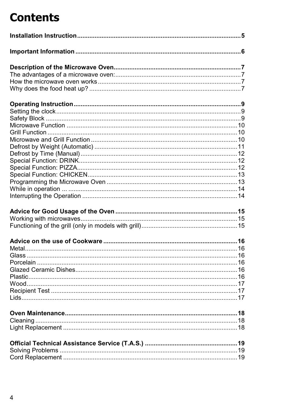 Smeg ME200B User Manual | Page 3 / 21