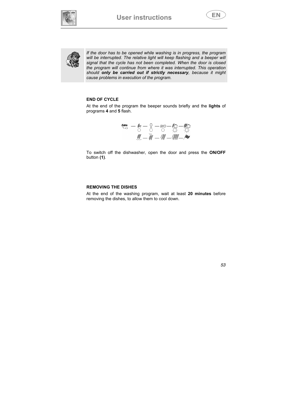 User instructions | Smeg ST0904 User Manual | Page 18 / 36