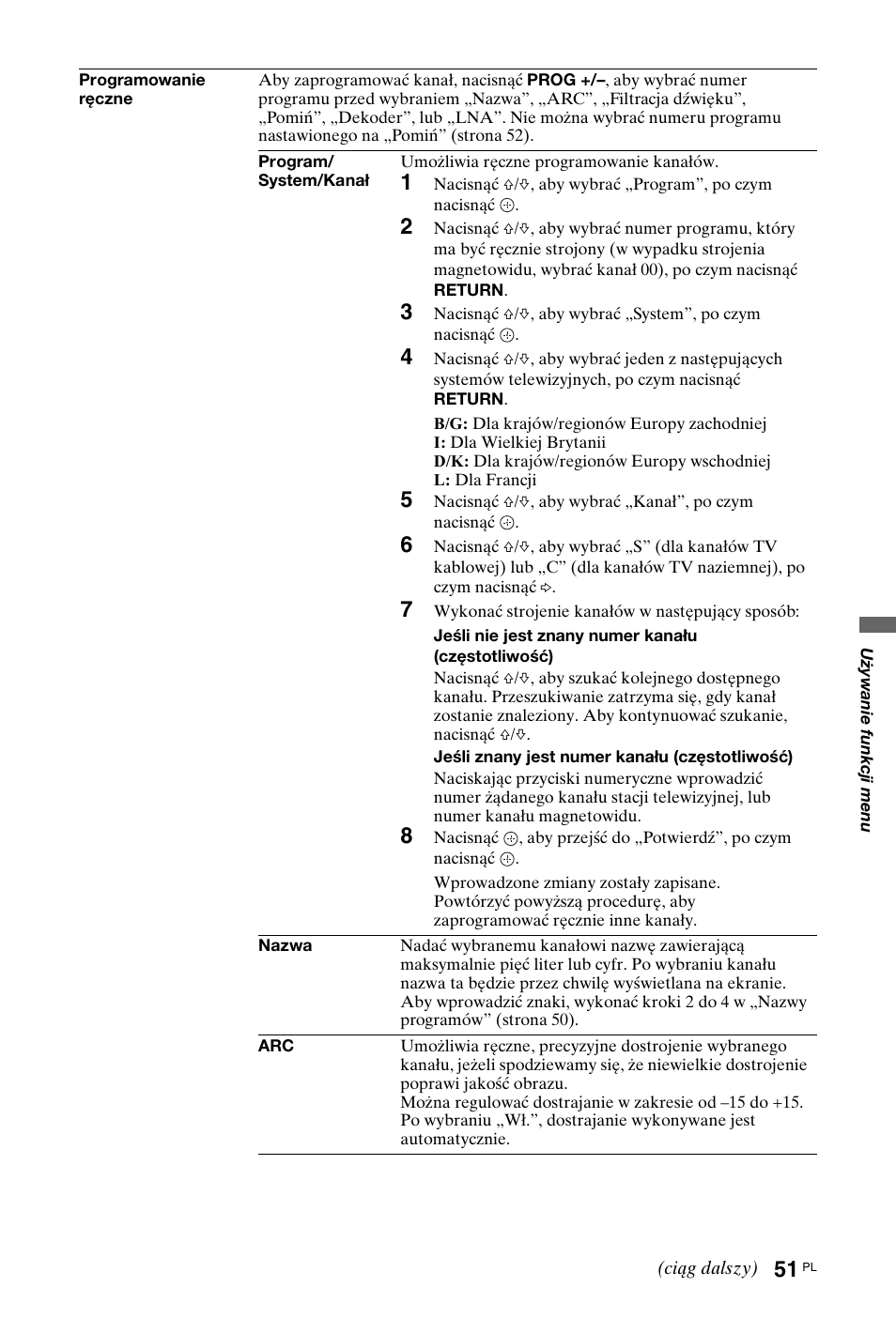 Sony KDL-46X4500 User Manual | Page 107 / 188