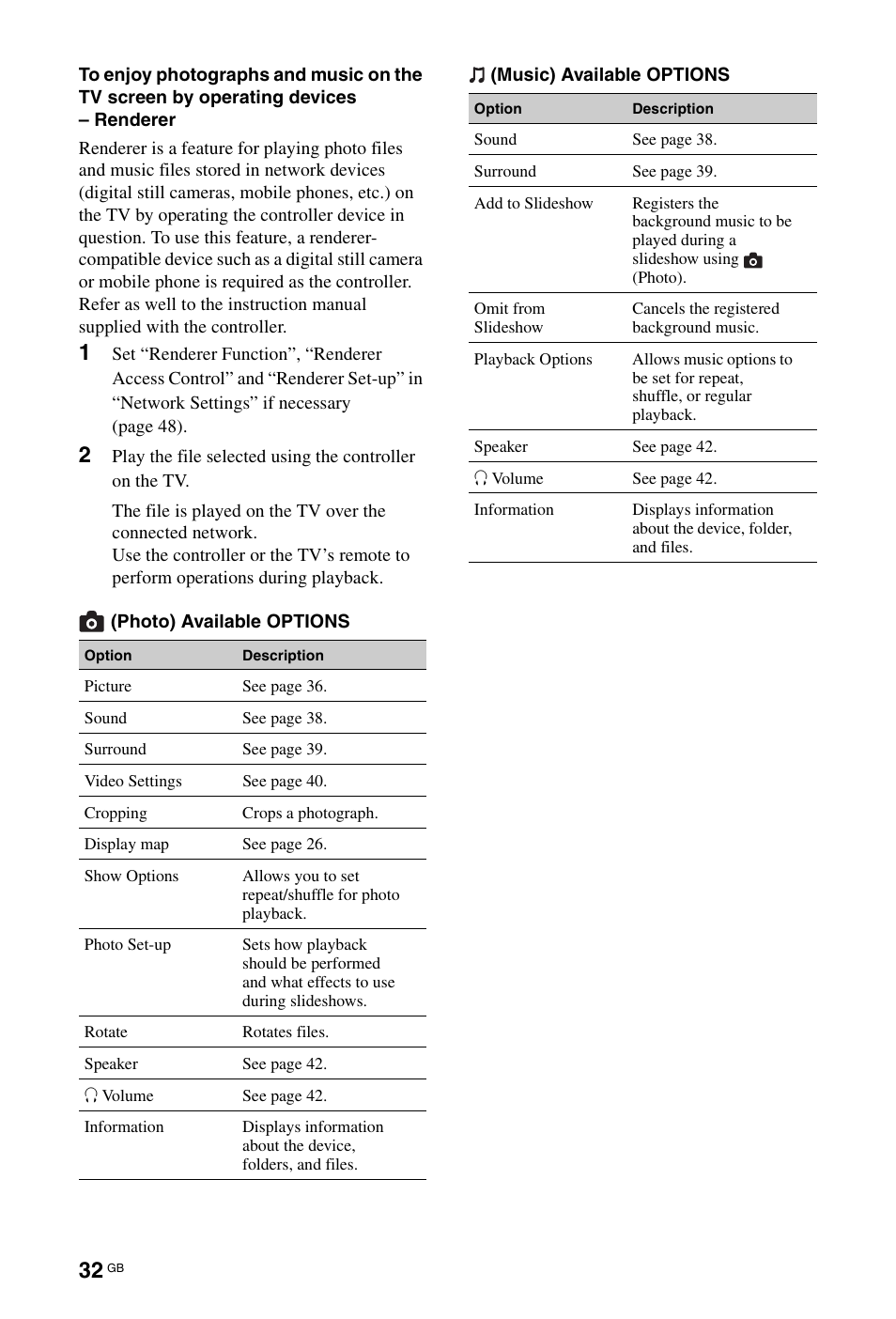 Sony KDL-46X4500 User Manual | Page 32 / 188