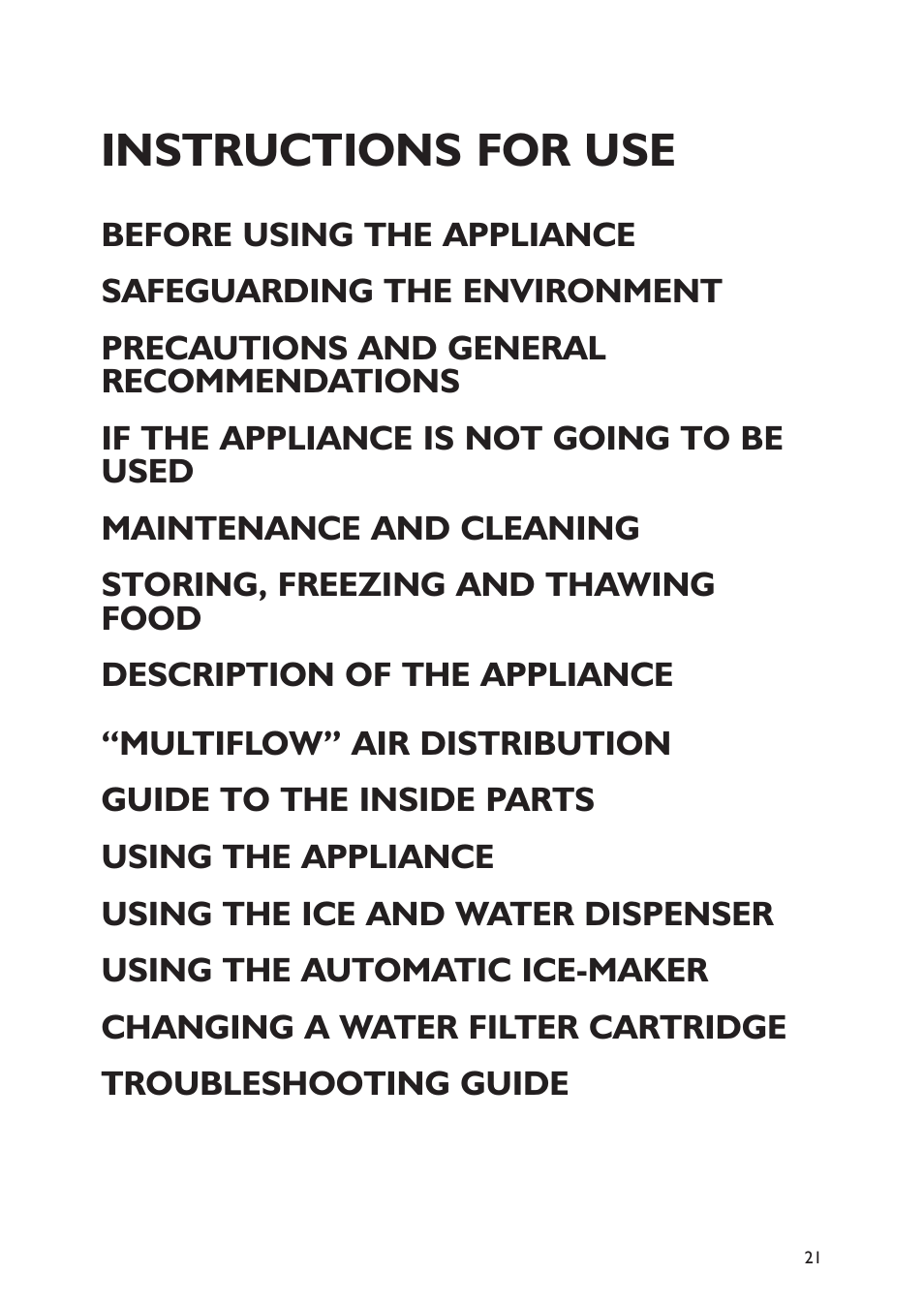 Smeg American Style Fridge Freezer FA550X2 User Manual | 18 pages