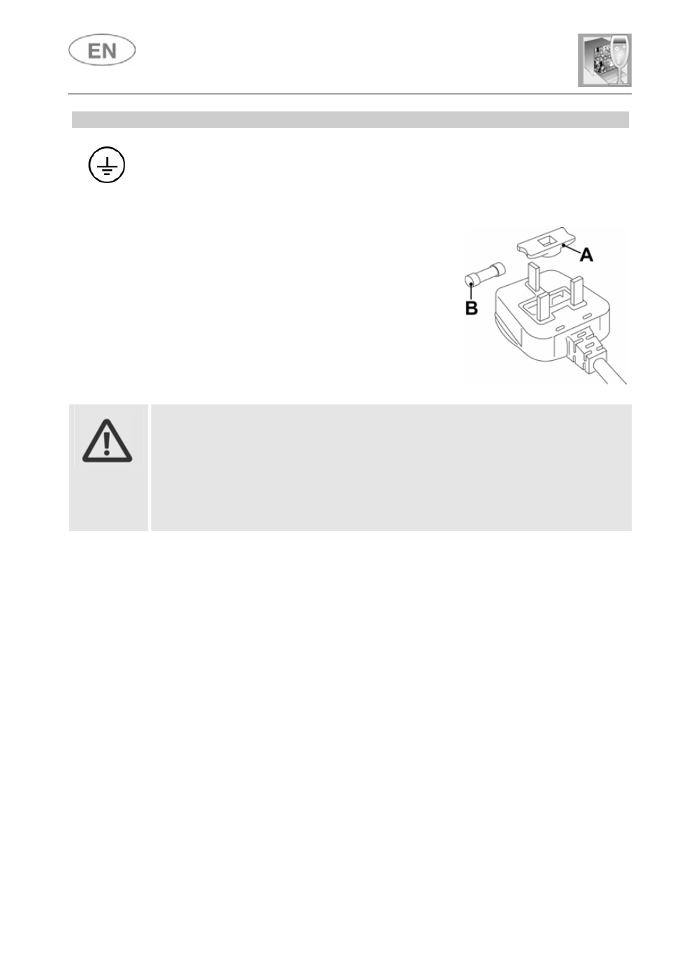 User instructions, For great britain only, Fuse replacement | Smeg DF410BL1 User Manual | Page 9 / 32