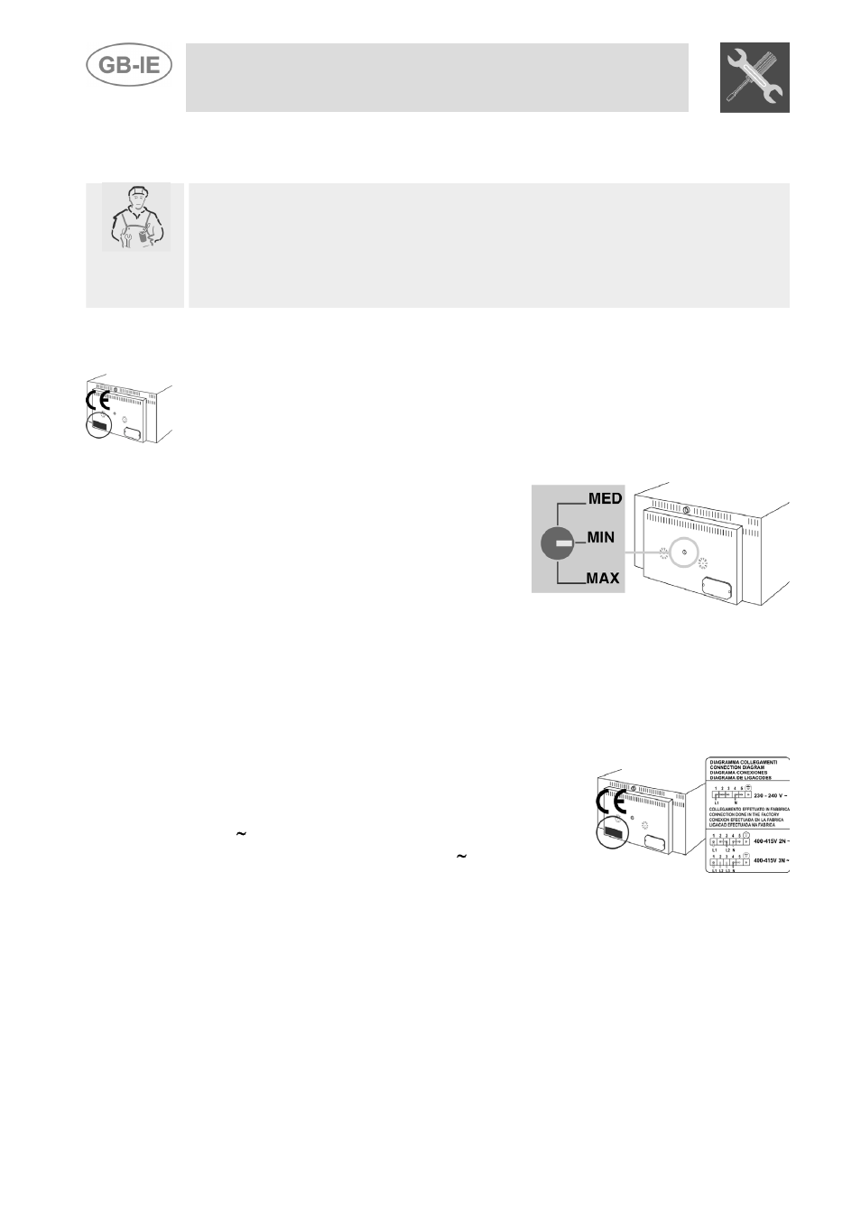 Installation of the oven, Electrical connection, Instructions for the installer | Smeg FOVP User Manual | Page 4 / 16