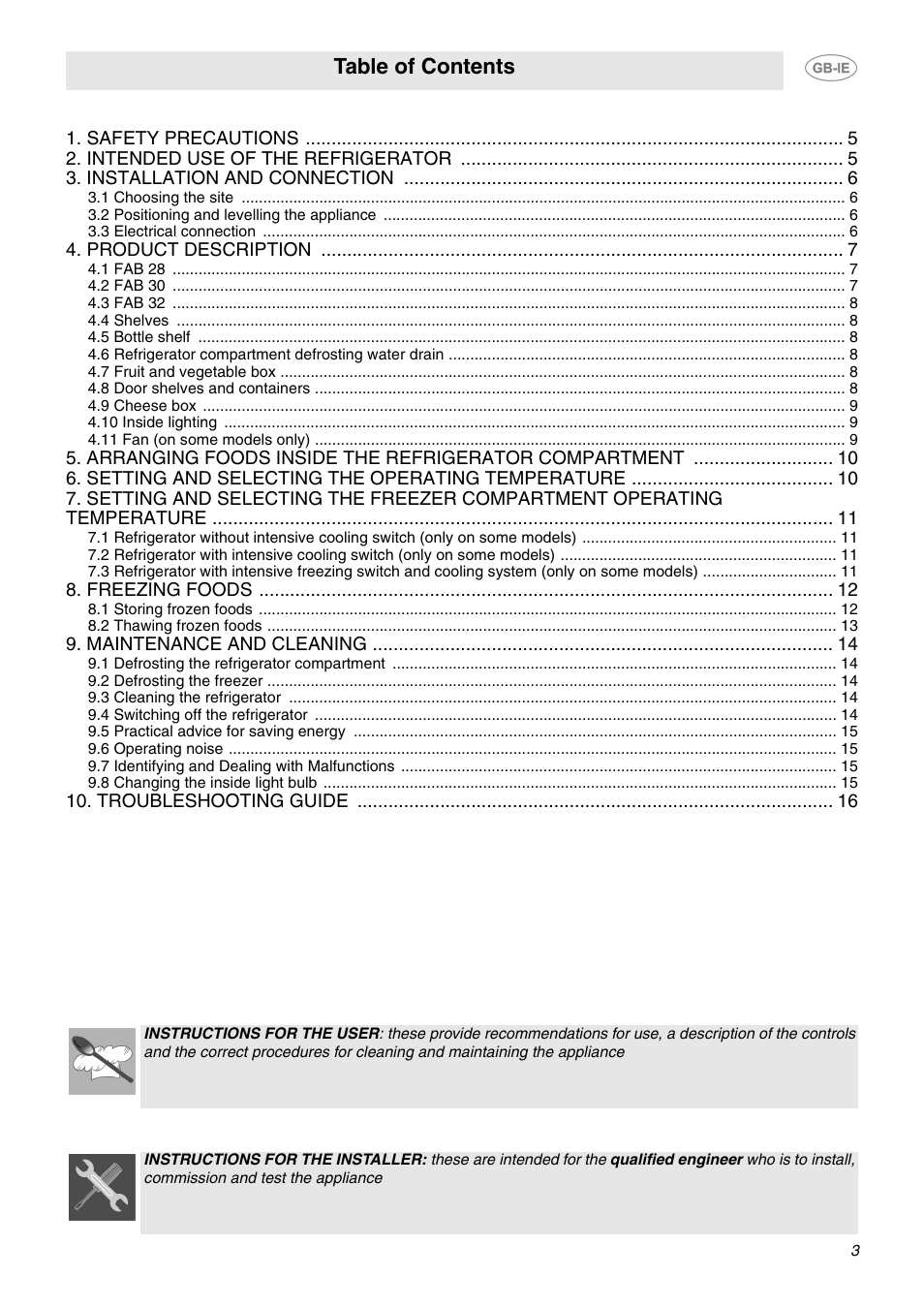 Smeg FAB28JCS User Manual | 17 pages
