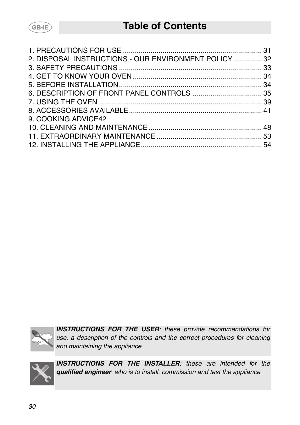 Smeg AP361MFEB User Manual | 27 pages