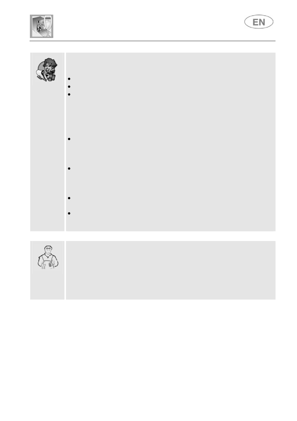 User instructions | Smeg PL115NE User Manual | Page 32 / 36