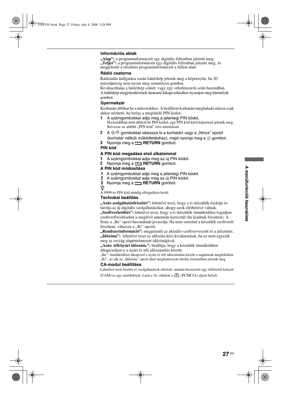 Sony KDL-26 S4000 User Manual | Page 177 / 181