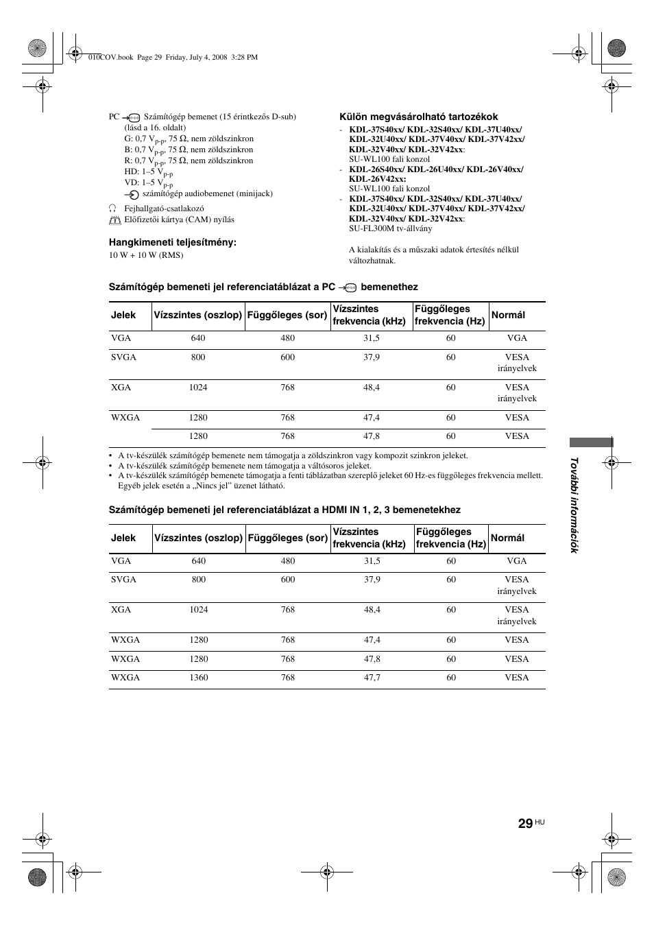 Sony KDL-26 S4000 User Manual | Page 179 / 181
