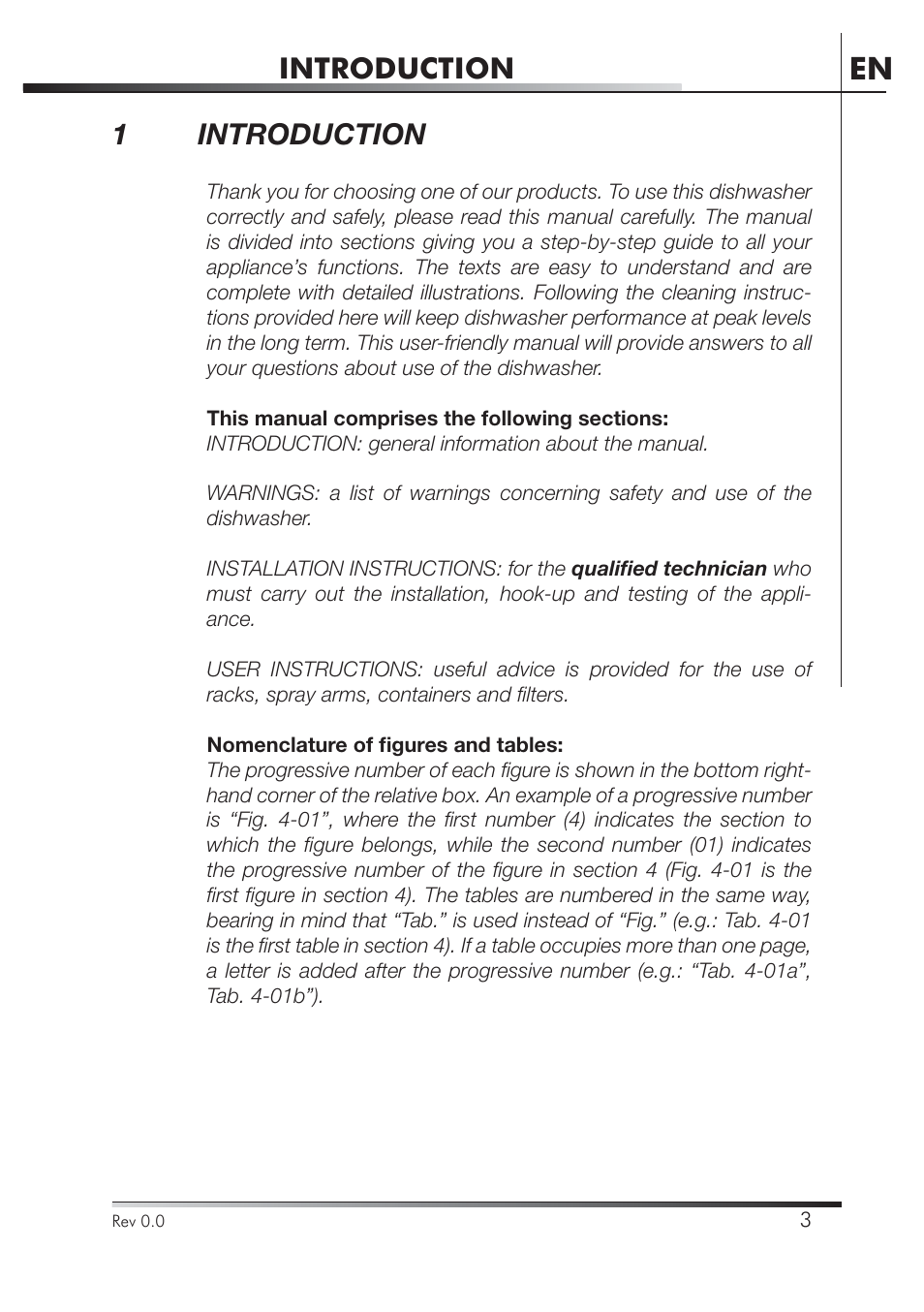 Introduction, 1 introduction | Smeg STA4645U User Manual | Page 20 / 93