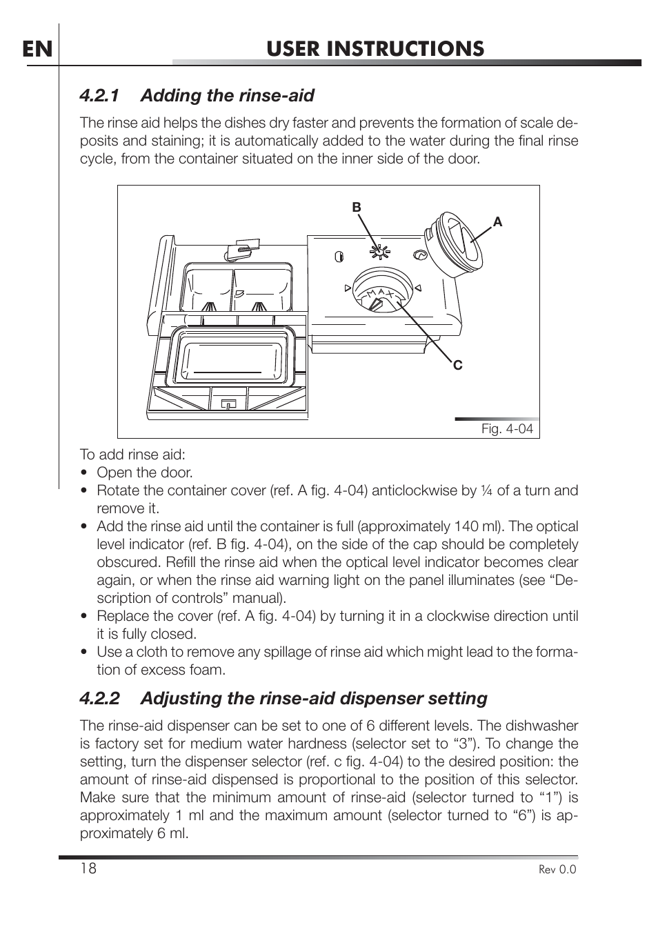 User instructions | Smeg STA4645U User Manual | Page 35 / 93