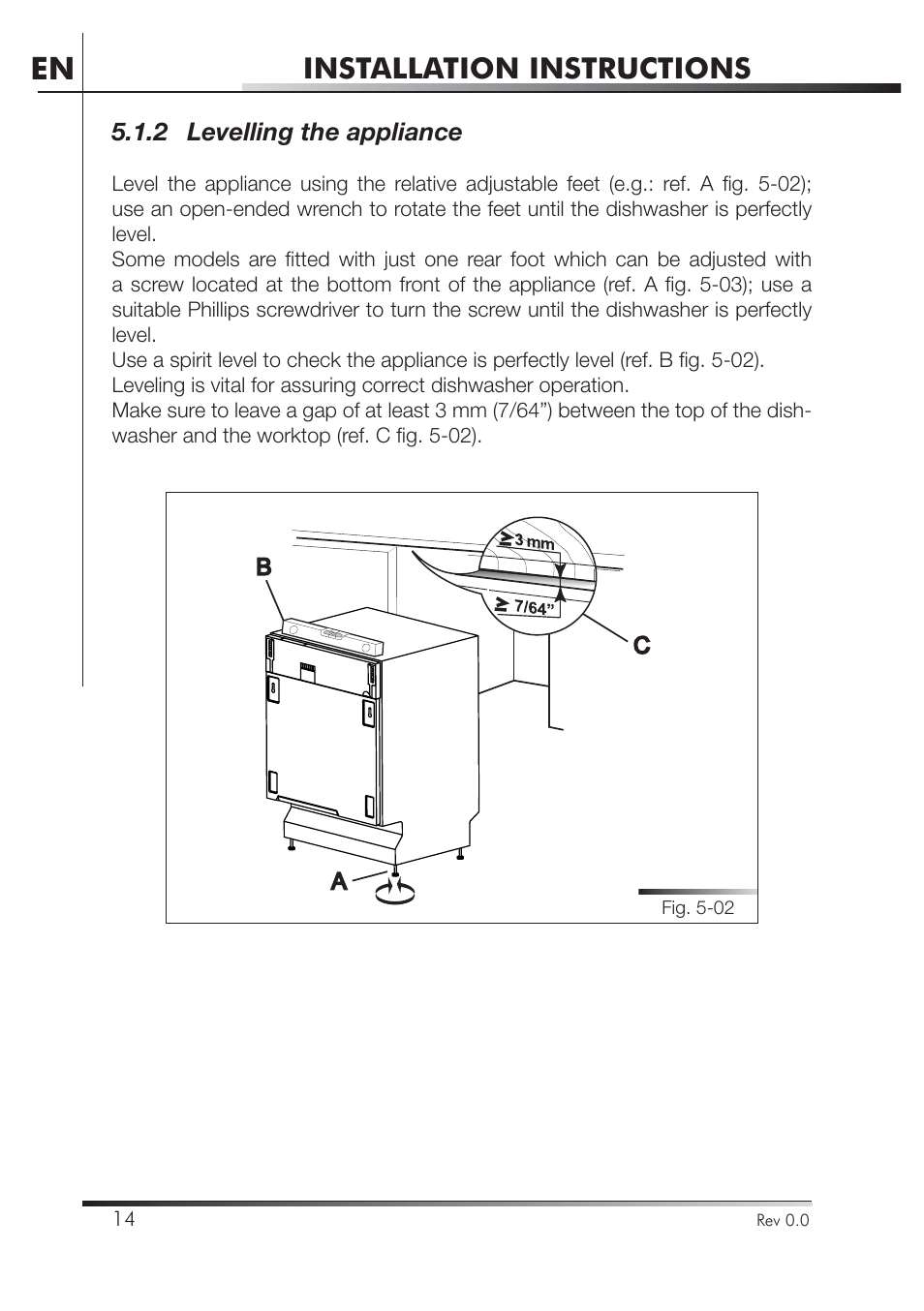 Installation instructions | Smeg STA4645U User Manual | Page 68 / 93