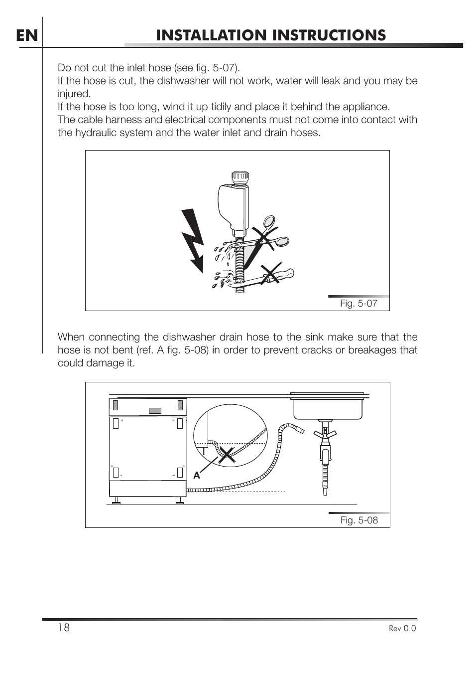 Installation instructions | Smeg STA4645U User Manual | Page 72 / 93
