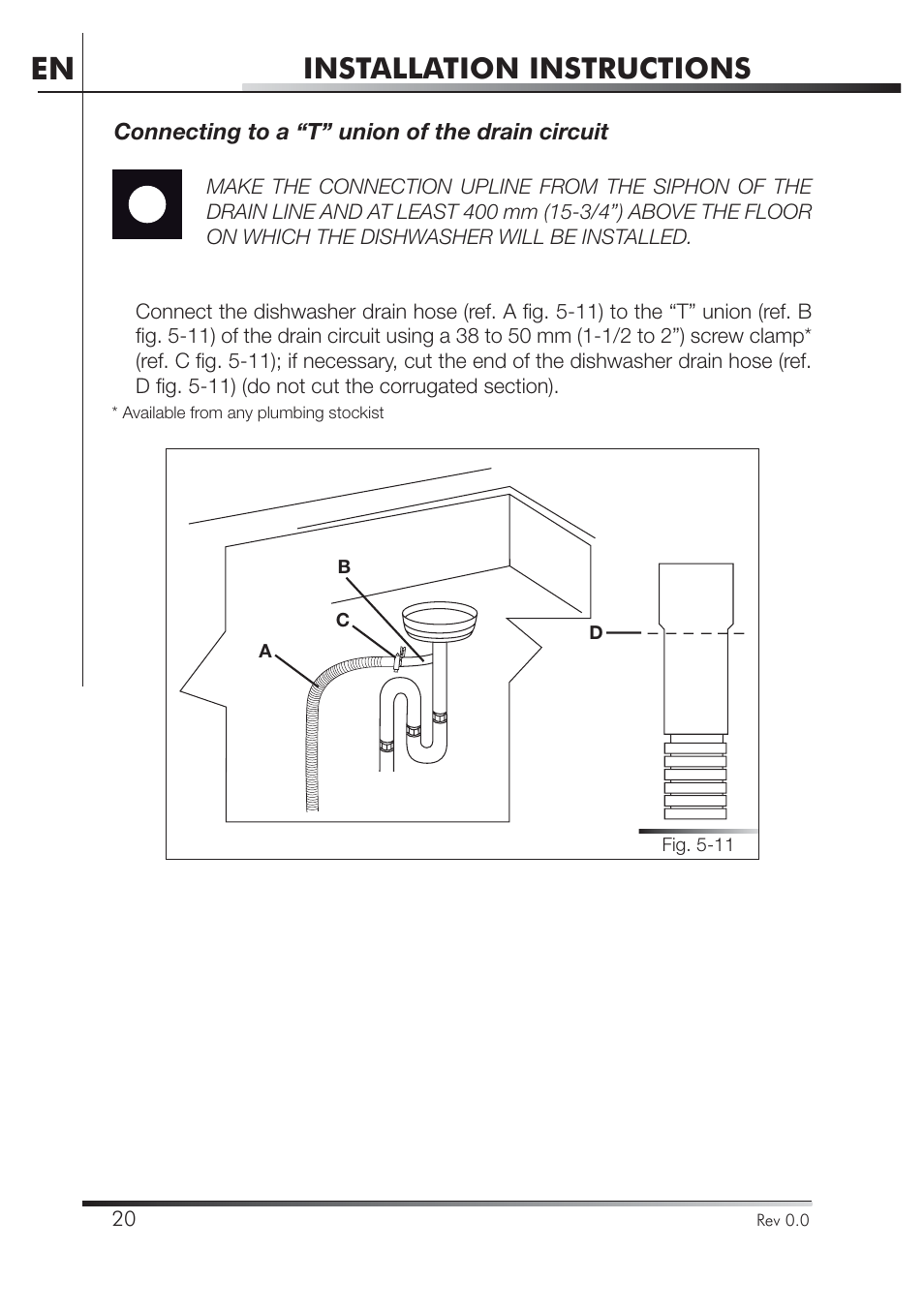 Installation instructions | Smeg STA4645U User Manual | Page 74 / 93