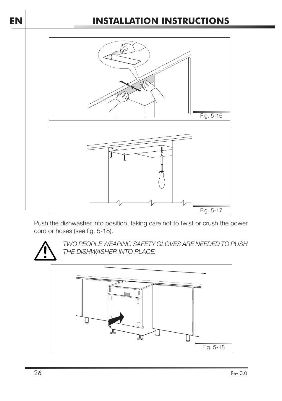 Installation instructions | Smeg STA4645U User Manual | Page 80 / 93