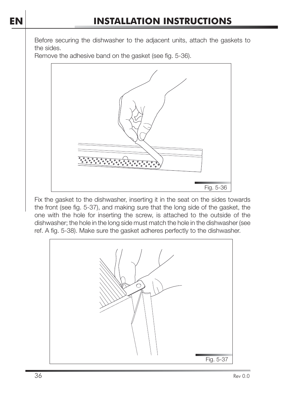 Installation instructions | Smeg STA4645U User Manual | Page 90 / 93