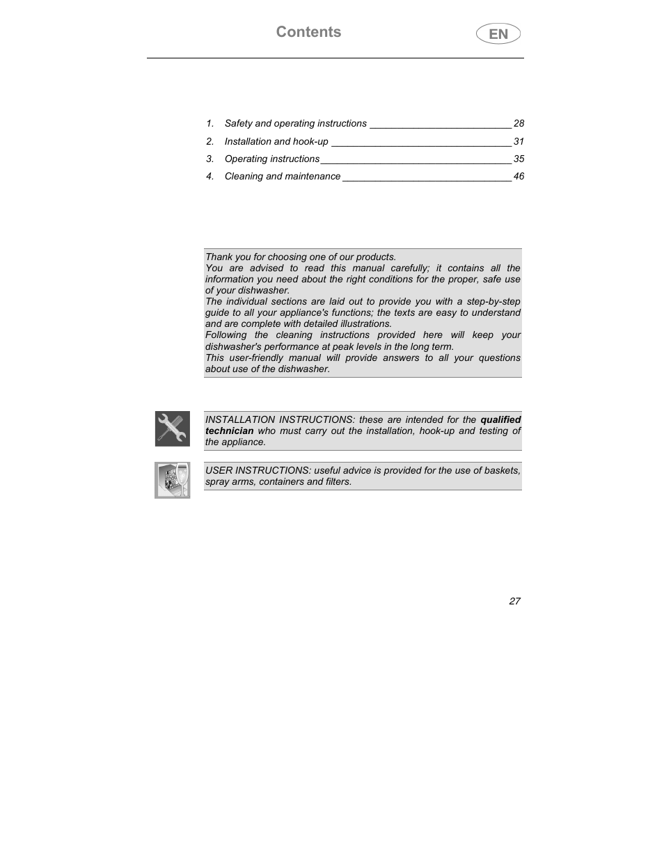 Smeg DD409S User Manual | Page 14 / 38