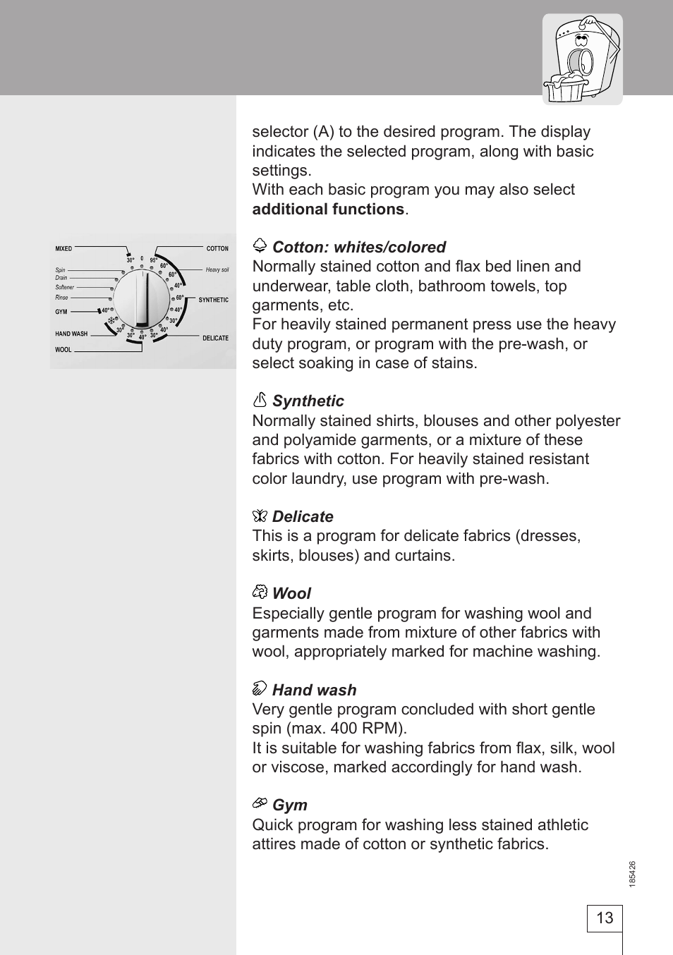 Smeg 185426 User Manual | Page 13 / 36