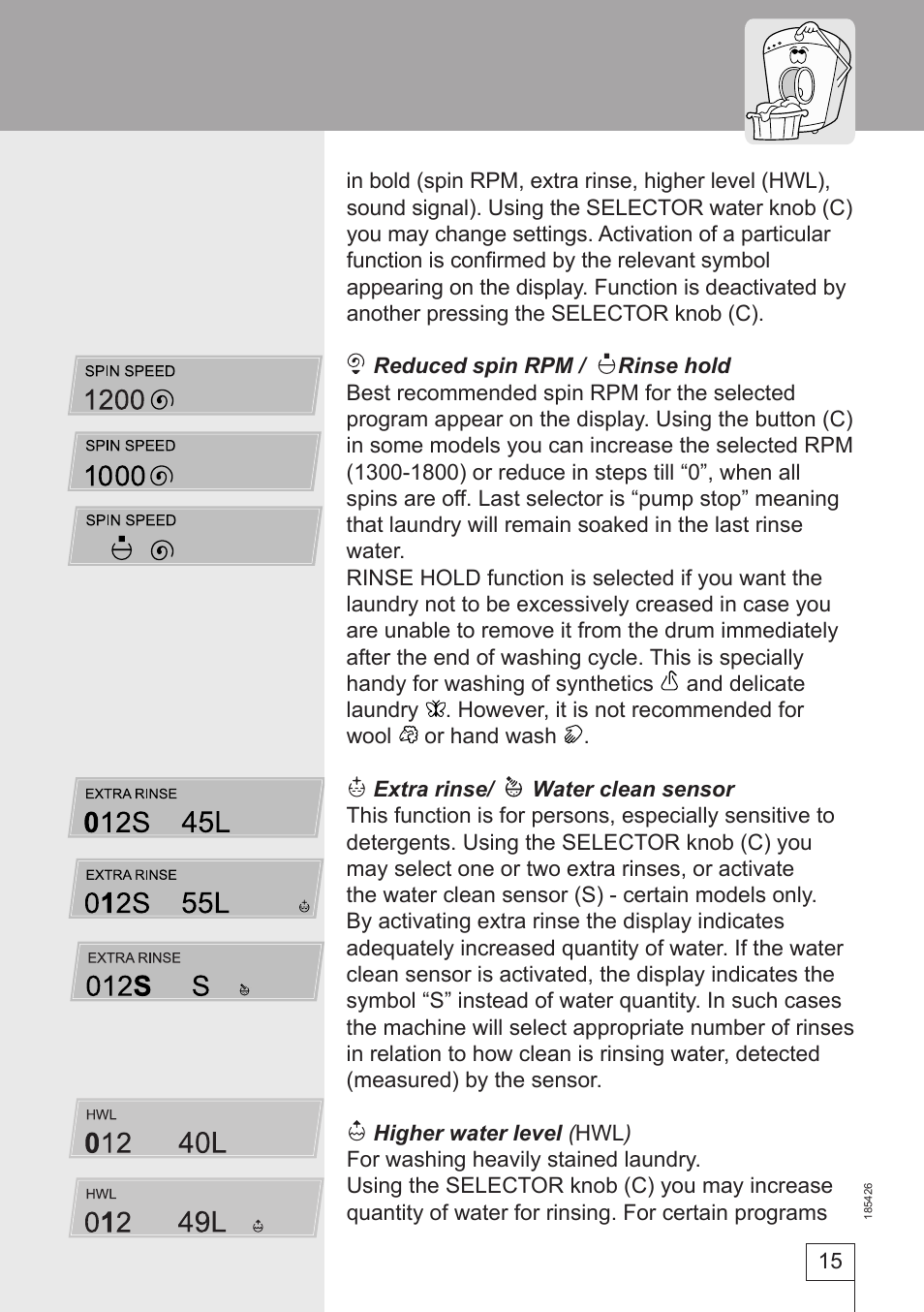 Smeg 185426 User Manual | Page 15 / 36