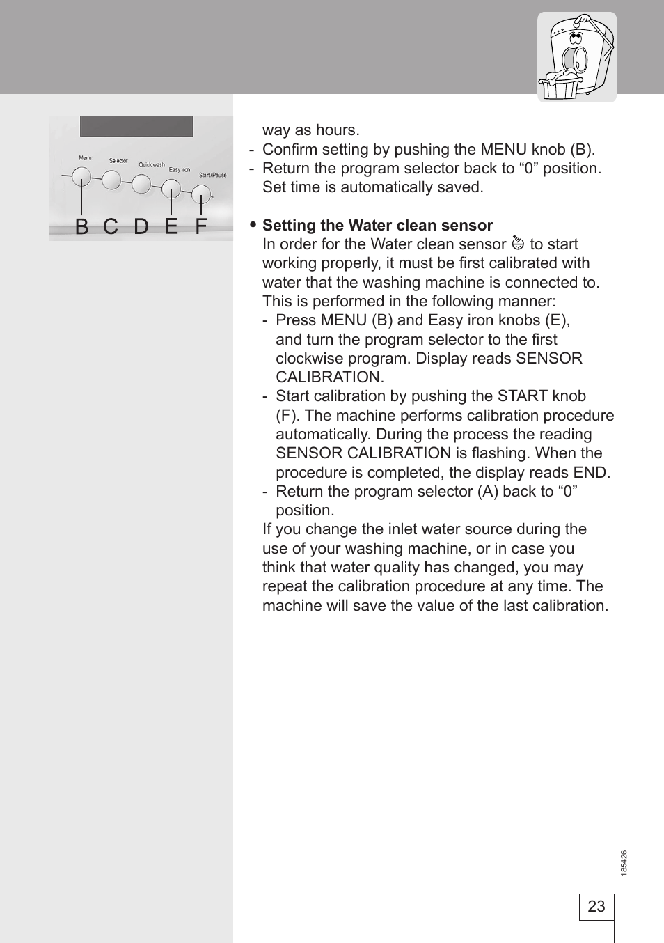 Smeg 185426 User Manual | Page 23 / 36