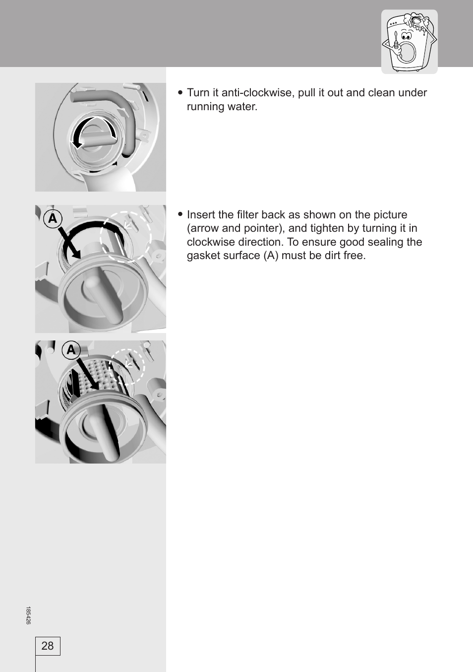 Smeg 185426 User Manual | Page 28 / 36