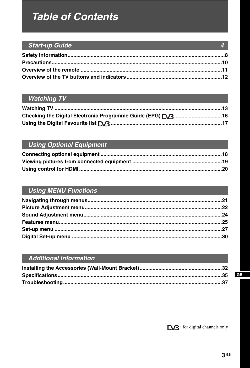 Sony KDL-19L4000 User Manual | Page 147 / 255